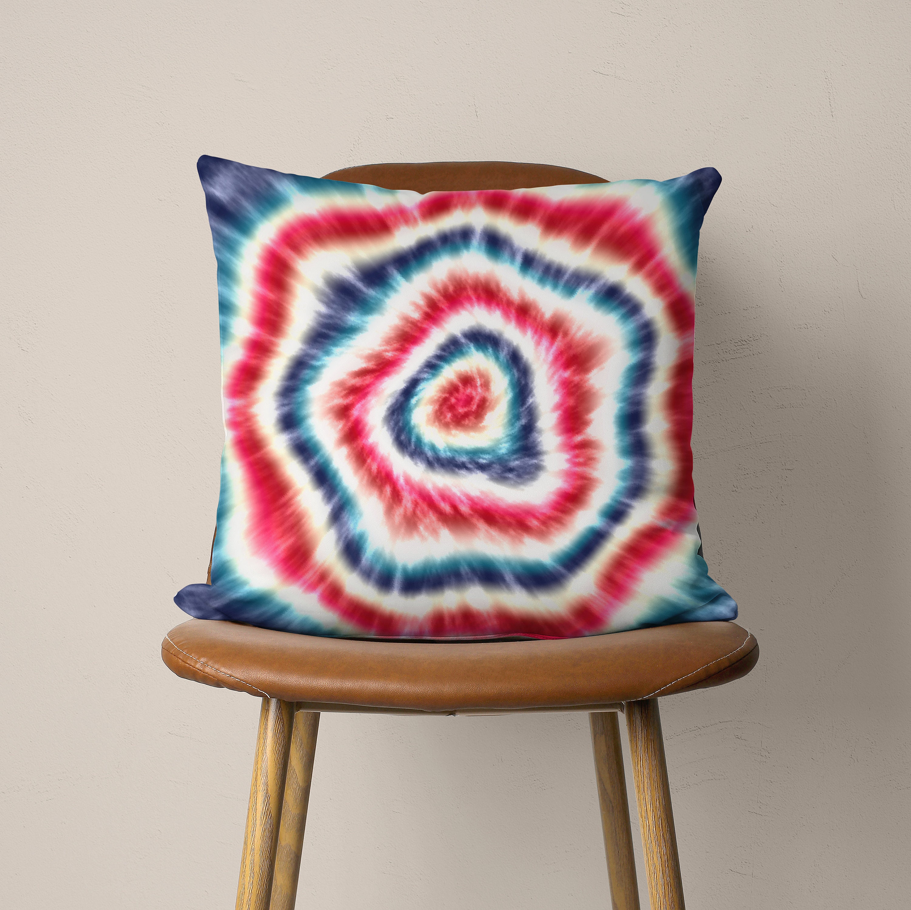 2個 MADSAKI tie diye cushion クッション 村上隆 Shibori Tie Dye 
