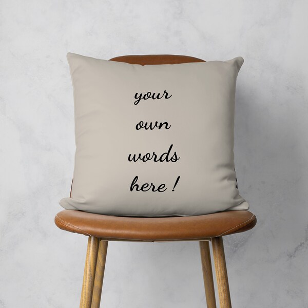 Words on Pillows Etsy