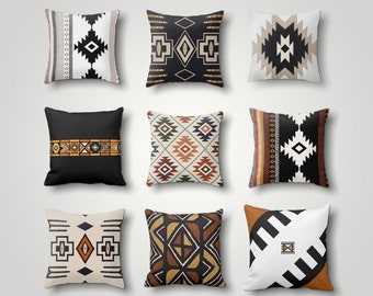 aztec throw pillow