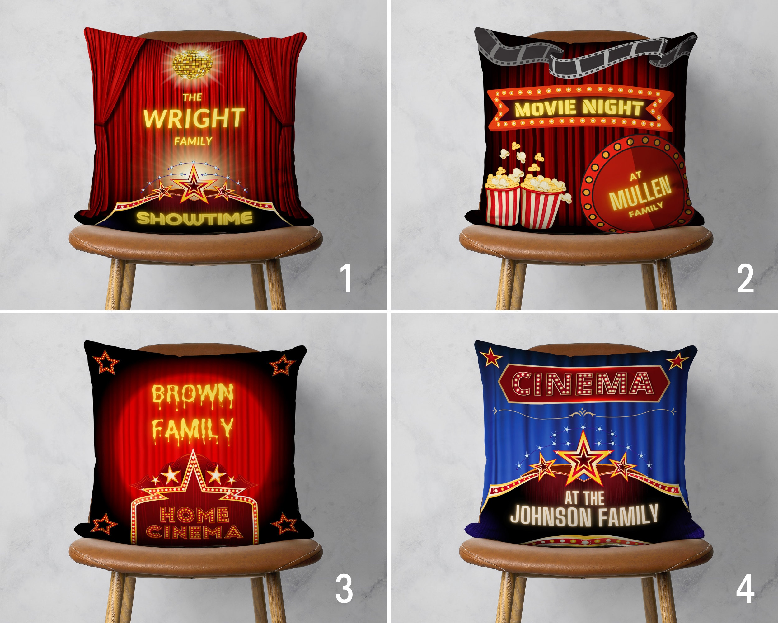Home theater clearance pillows
