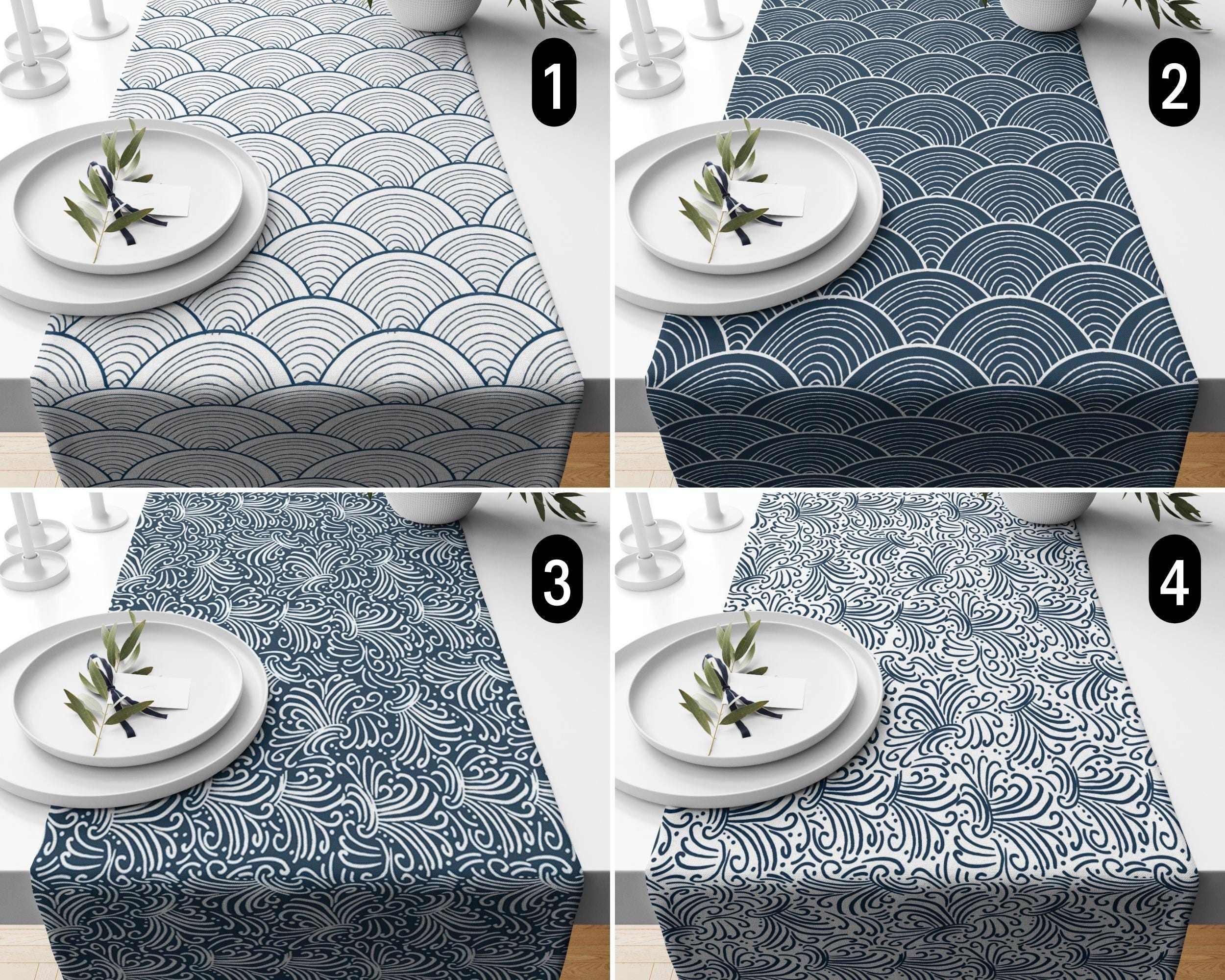 table runner 「青磁色・彩」　帯リメイク table runner 「青磁色・彩」 帯リメイク - メルカリ