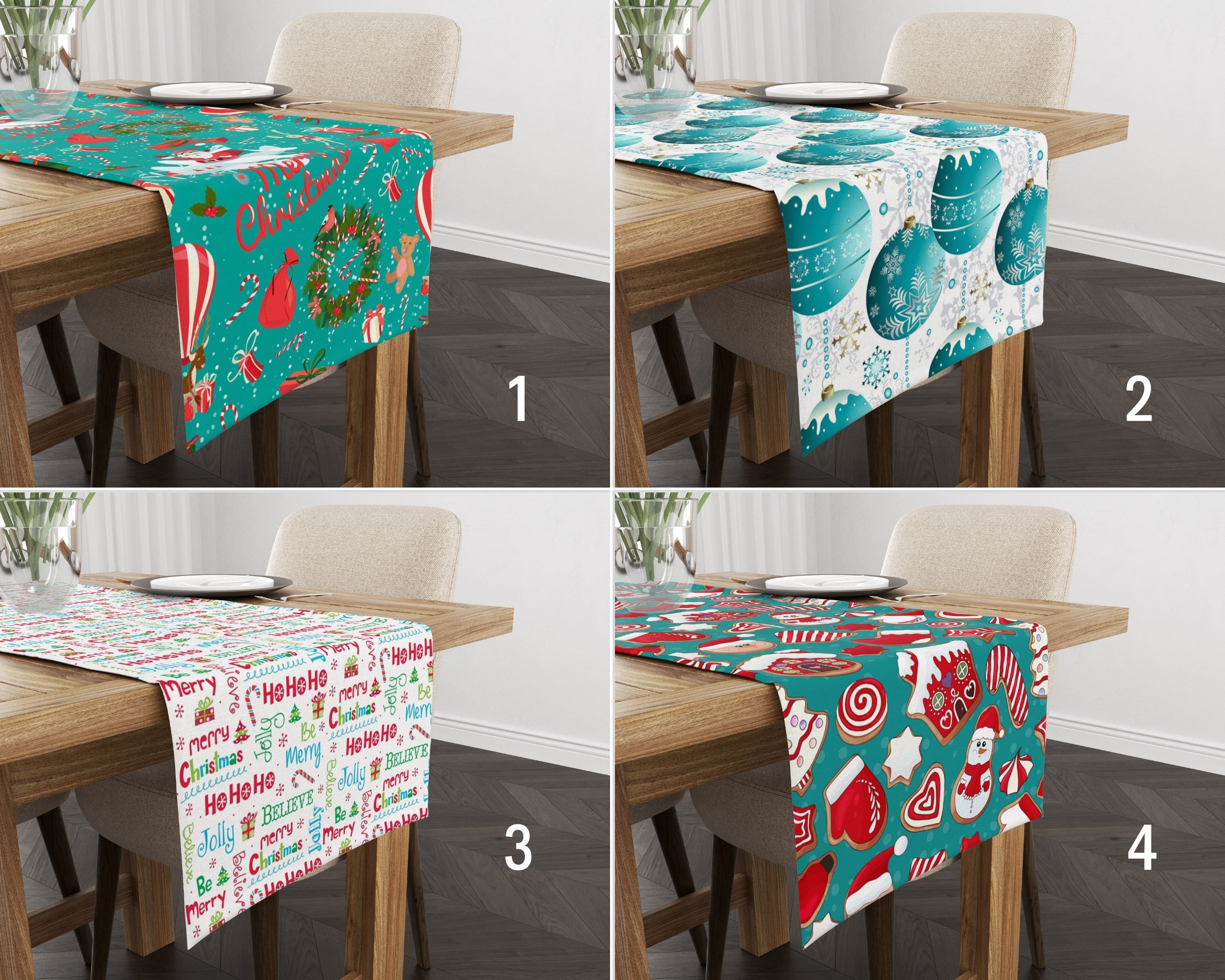 Extra Long Christmas Table Runners Linen Table Runner For Christmas