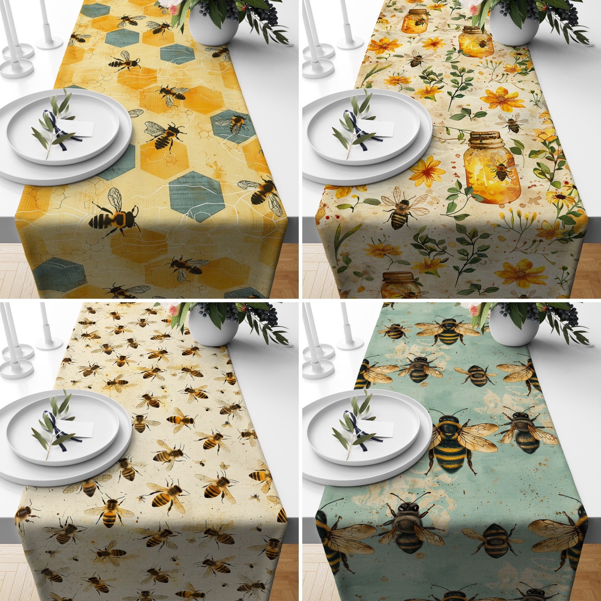 Chemin de table Joyeux Anniversaire noir et or-déco anniversaire