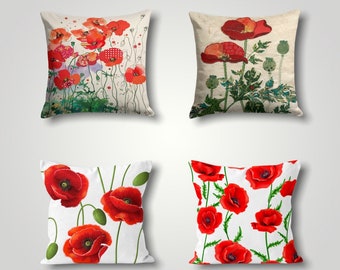 Ambesonne Floral Throw Pillow Cushion Cover Poppies of Spring Season Pastoral Flowers Botany Bouquet Field Nature Theme Art Green Orange 20 X 20 Decorative Square Accent Pillow Case Ambesonne Floral Throw Pillow Cushion Cover Poppies of Spring Season Pastoral Flowers Botany Bouquet Field Nature Theme Art Green Orange 20 X 20 Decorative Square Accent Pillow Case