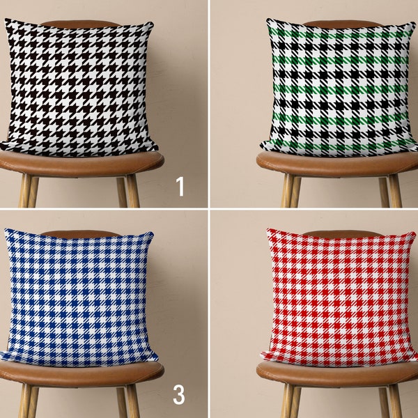 Houndstooth Pillow Etsy