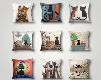 Owner Pet Animal Kitty Kitten Pussycat Gift Cat Lover Pets Nice Schroedinger Try Now You Get in The Box Throw Pillow 18x18 Multicolor Owner Pet Animal Kitty Kitten Pussycat Gift Cat Lover Pets Nice Schroedinger Try Now You Get in The Box Throw Pillow 18x18 Multicolor