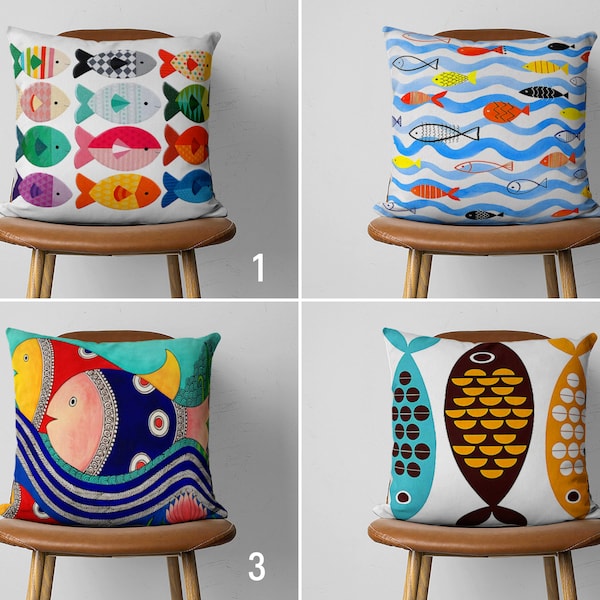 Ocean Pillow Cover Etsy