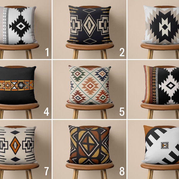 Aztec Pillow Cover Etsy