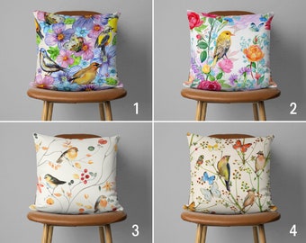 OiseauVoler Cute Birds Linen Pillow Cover – 14 X 24 Inch Decorative Cushion Case For Sofa & Bed - View #8