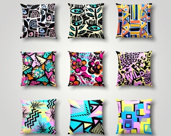 neon pillow cases