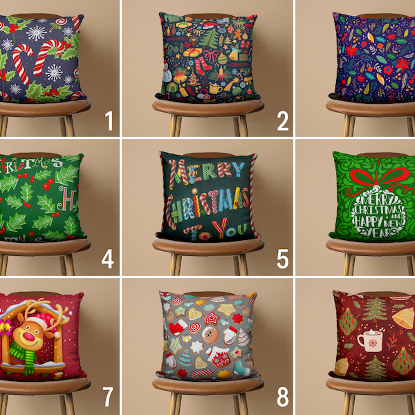Holiday Pillow Cover Etsy