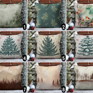 Può includere: Set di 9 fodere per cuscini decorative con diversi temi invernali delle festività. Le fodere presentano una varietà di disegni, tra cui una foresta innevata, un albero di Natale e una scena di un paese delle meraviglie invernale. Le fodere sono realizzate in un tessuto morbido e confortevole e sono perfette per aggiungere un tocco di allegria natalizia alla tua casa.