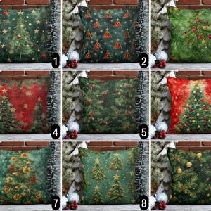 Federa per cuscino con albero di Natale, fodera per cuscino con alberi di pino invernali, fodera per cuscino con stelle e luci per le feste, arredamento accogliente per la casa, 20x20 18x18