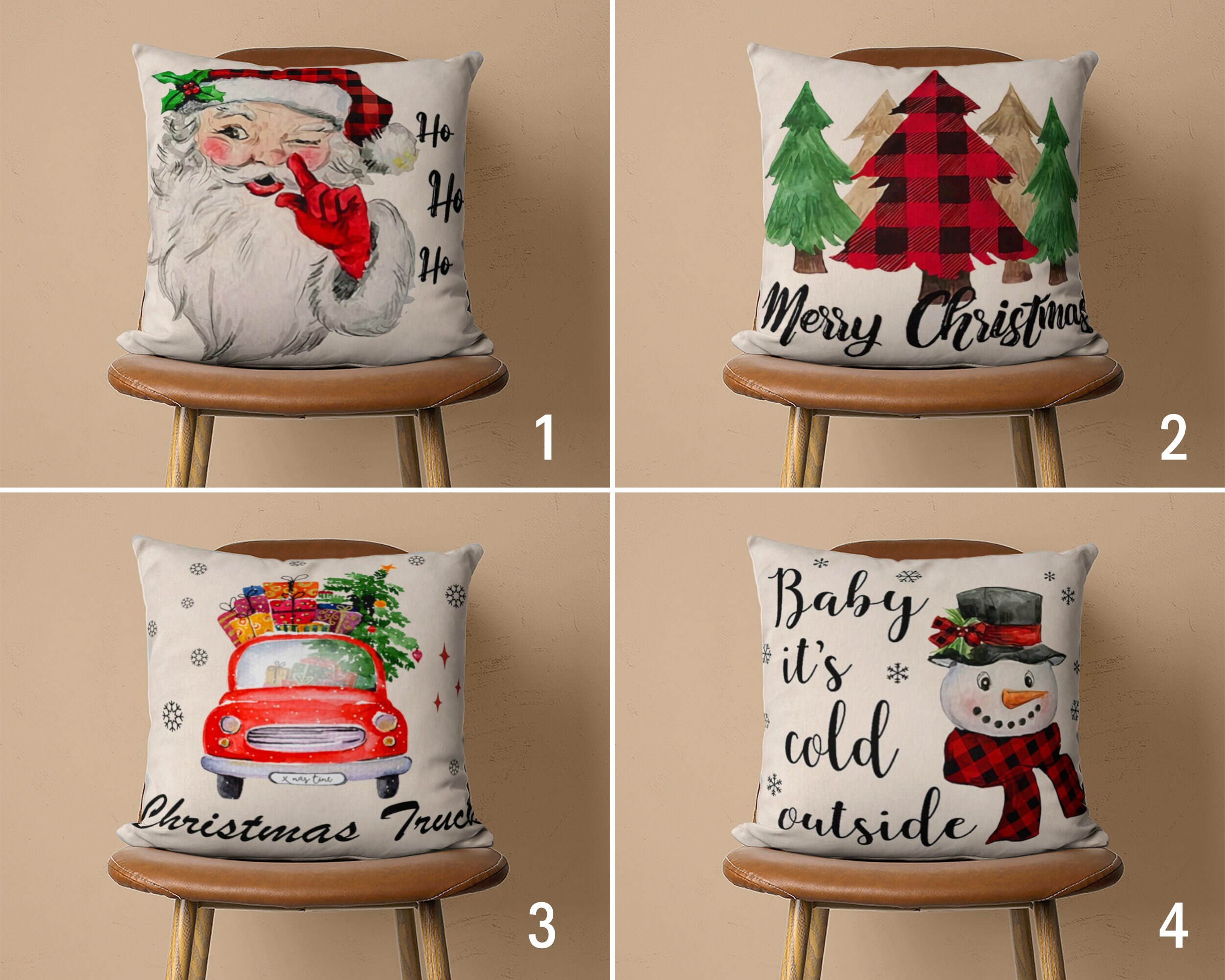 Christmas Truck Pillow, Christmas Pillows, Christmas Decorations, Farmhouse  Decor, Gift for Christmas - Stunning Gift Store