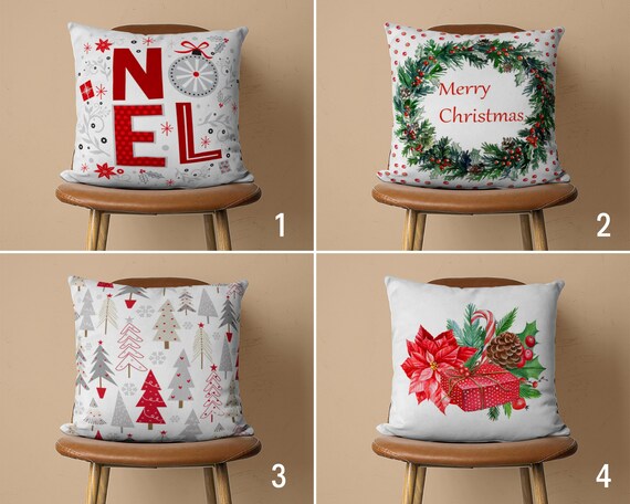 Merry christmas 2025 lumbar pillow