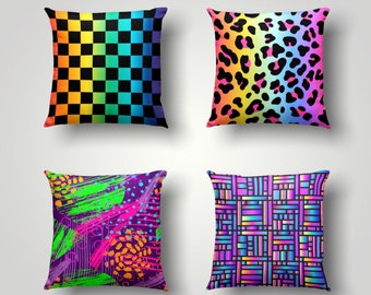 neon pillow cases