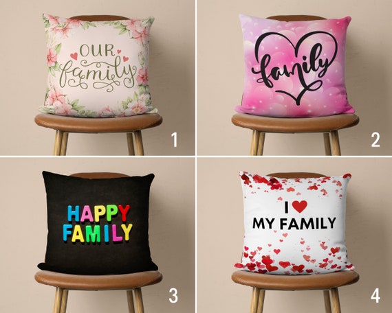 Family pillow cover hotsell