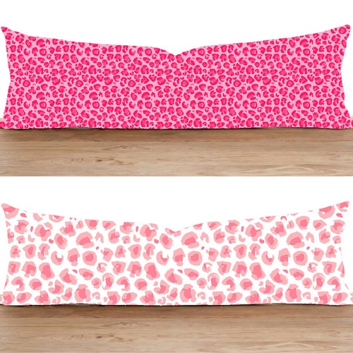Pink Leopard Print Lumbar Pillow Cover Animal Print Bolster - Etsy Pink Leopard Print Lumbar Pillow Cover Animal Print Bolster - Etsy