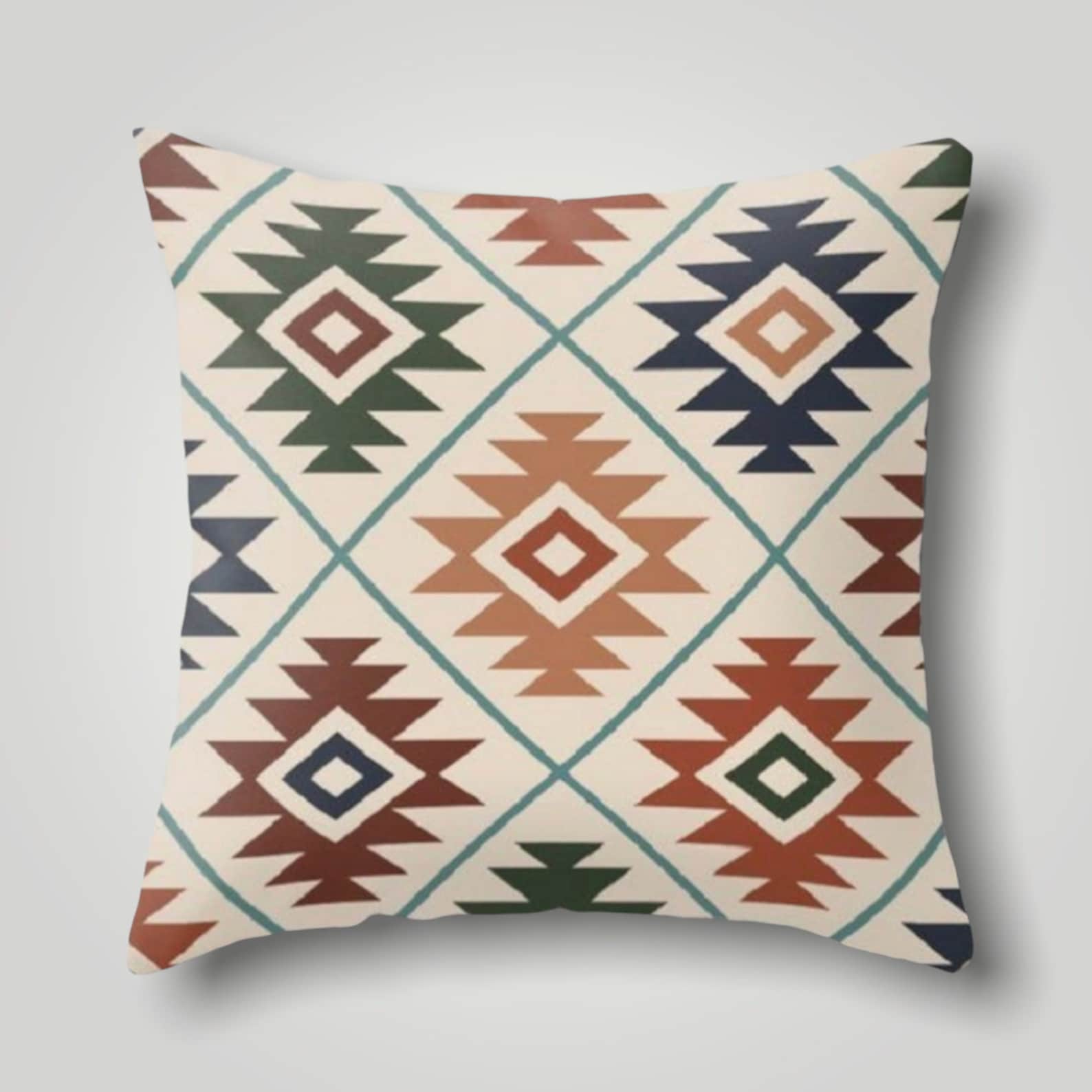 Rug & Aztec Pillow Cover Tribal Ethnic Pillow Case Etsy