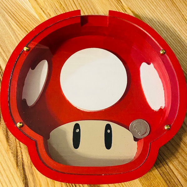 Mario Brothers Piggy Bank Etsy