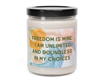 Freedom is Mine - Scented Soy Candle, 9oz