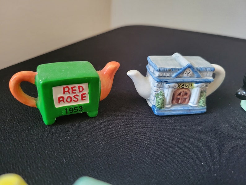 Red Rose Wade Whimsy Tea Figurines Set of 8 Etsy Canada
