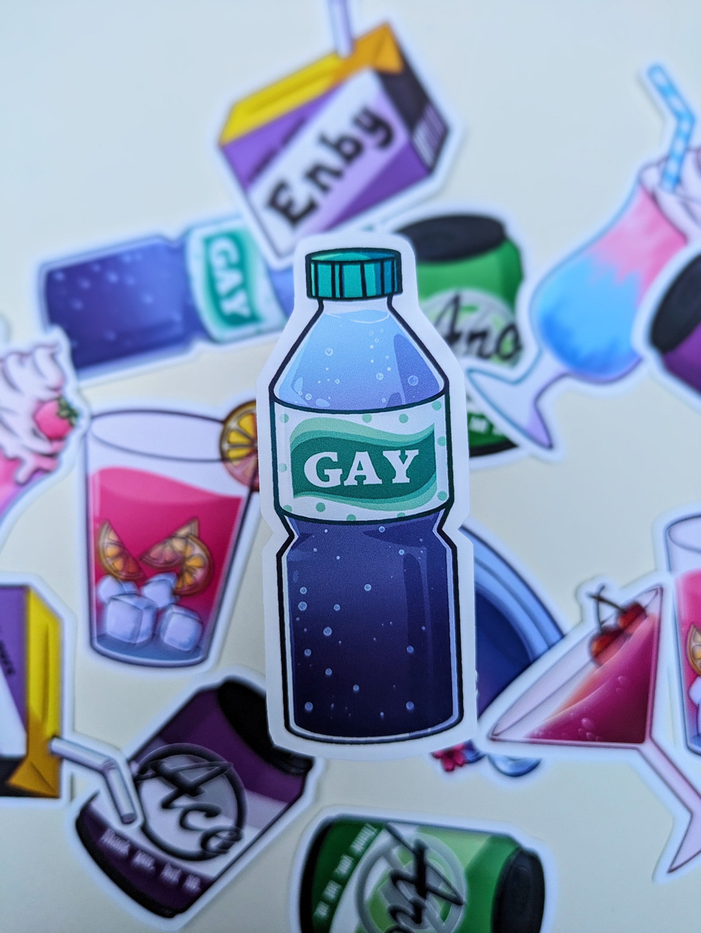 50 Adesivi LGBT Pride Per Bottiglie E Laptop – Confezione Da 50, Dimensioni 5-10 Cm
