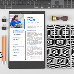 Nurse Resume Template: Professional CV Design