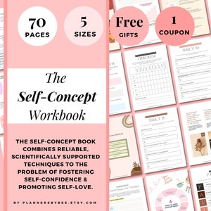 Self Confidence & Improvement Self Concept Therapy Workbook, Self Love Care Journal, Mindfulness Positive Daily Self Development Planner PDF