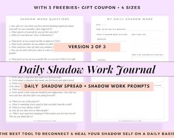 Shadow Oracle Work Printable, Oracle Prompts, Shadow Work Workbook, Inner Child Healing Journal Shadow Work PDF, Self Love Healing Printable