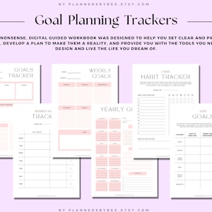 Goal Planning Workbook, Self Development, Better Life, Goals Tracker ...