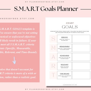 Goal Planning Workbook, Self Development, Better Life, Goals Tracker ...