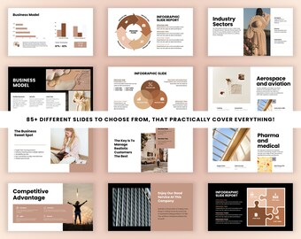 Minimal Clean Business Powerpoint Template, Professional Slides