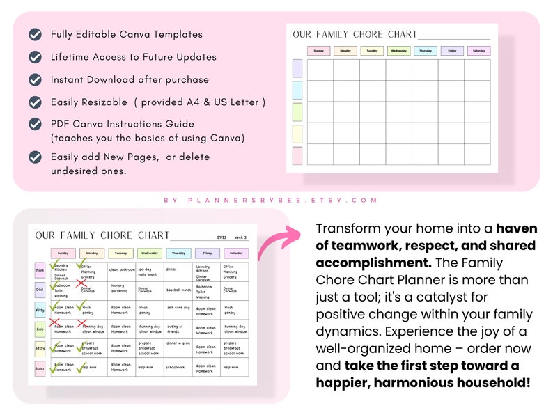 family-chore-chart-editable-family-planner-printable-weekly-etsy