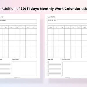 Office Tasks Planner Set Office Organizer Printables Work To Do List Work Schedule Employee Planner Business Meetings Work Emails Tracker image 9