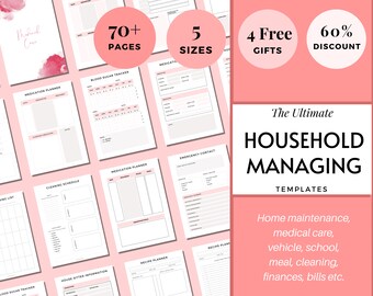 Home Inventory Organizing Printable Fillable, Household Inventory ...