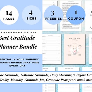 Self Care Mindfulness Life Coach Templates Adults Kids Women Men  Gratitude Jar Mental Wellness Gratitude Journal 5-Minute Gratitude Journal