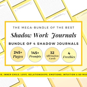 Shadow Work Journal Bundle Printable Shadow Work Shadow Work Oracle ...