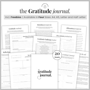 Folhas de exercícios de gratidão, recurso de terapia digital, apostilas, exercícios, atividades para construir autoestima, valores e autoconfiança, livro de 5 minutos
