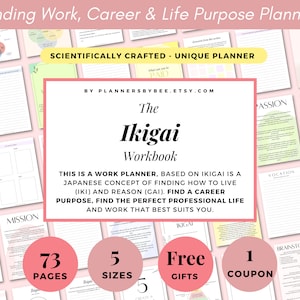 Life Audit Workbook Printable, 2025 Goal Setting Workbook, Self-Reflection Printable, Life Ikigai Workbook, Self-Discovery Journal Prompts