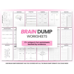 DIGITAL Brain Dump Planner, To Do List Printable, ADHD Daily Planner, Priority Matrix Template, Work Day Productivity, GoodNotes Notability