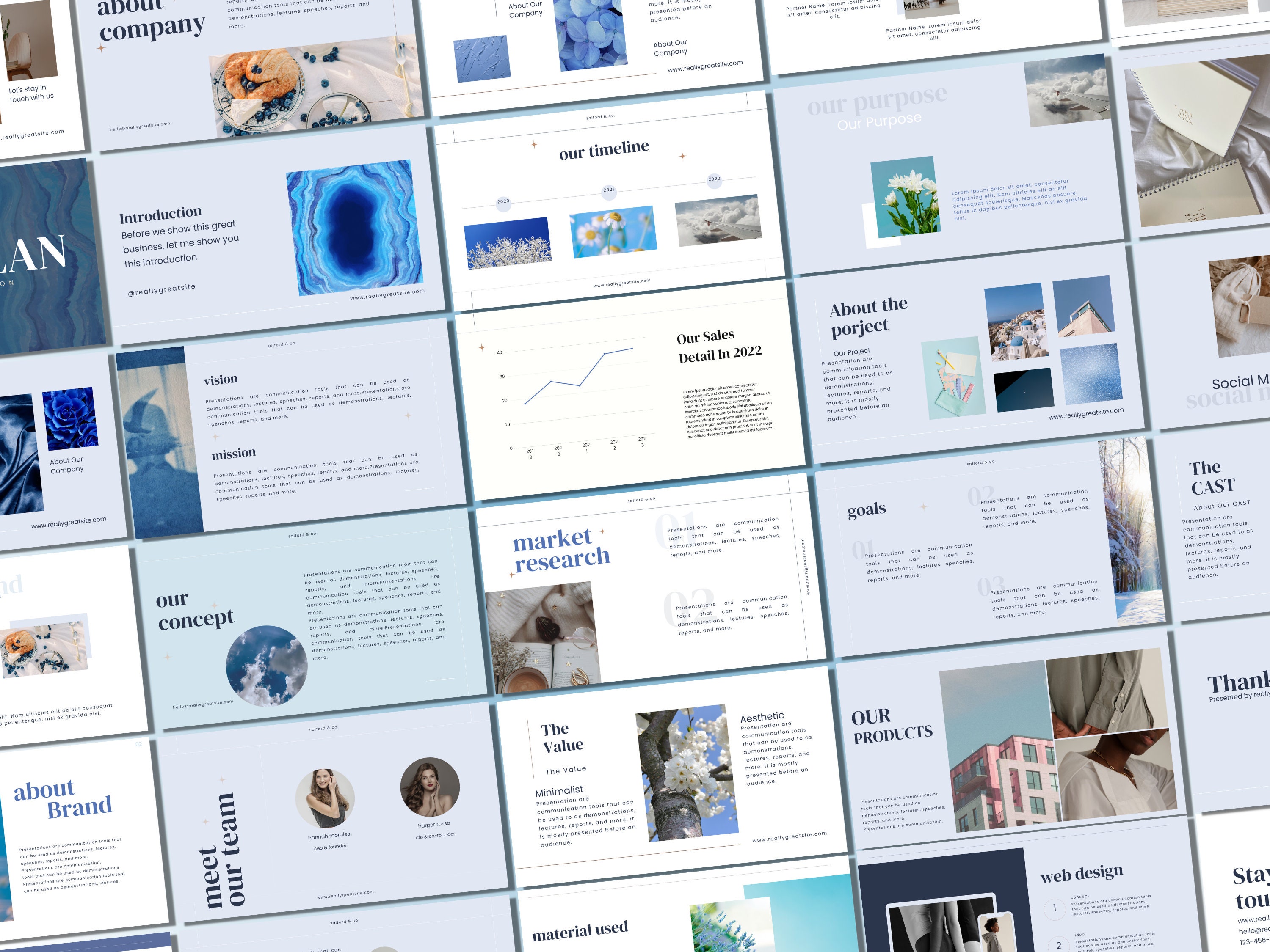 Marketing Pitch Deck inar Slide Deck Canva Template Pitch Etsy