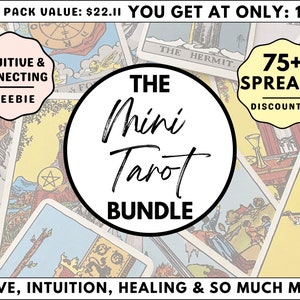 Tarot Workbook PDF,Best Tarot Spreads, Tarot Spreads Bundle, Tarot Stickers Printable, Love & General Tarot Journal, Beginner Tarot Planner
