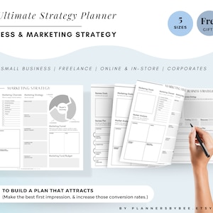 Business Plan Template, Business & Marketing Plan, Business Strategy Planning, Marketing Planning, Small Business, Online Business Planner