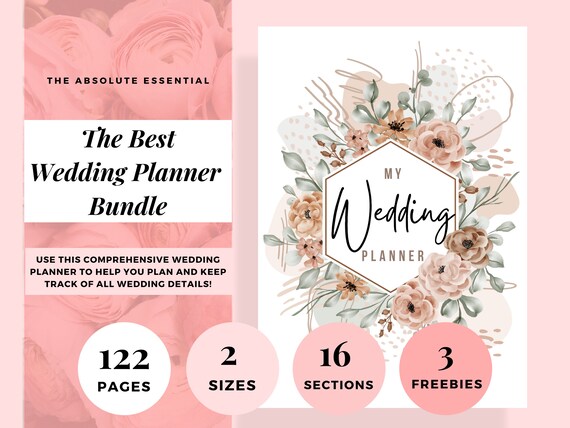 Wedding Planner Printable Printable Wedding Planner - Etsy