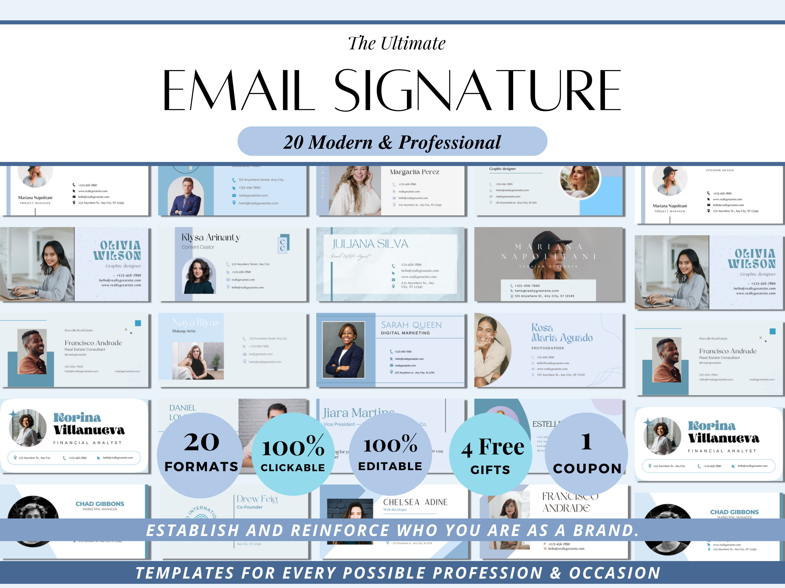 Gmail Email Signature Template Modern Email Signature Etsy gmail-email-signature-template-modern-email-signature-etsy