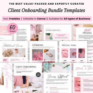 Client Welcome Packet Template, Virtual Assistant Welcome Packet, New Client Service Guide, Coaching Onboarding Template, Canva Template pdf