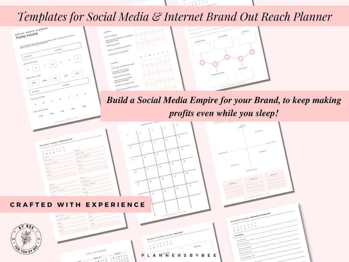 Etsy Business Planner Business Templates Printable Small - Etsy