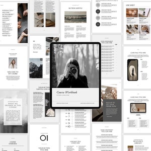 Online Course Creator Template Bundle for Coaching Business, Ebook ...