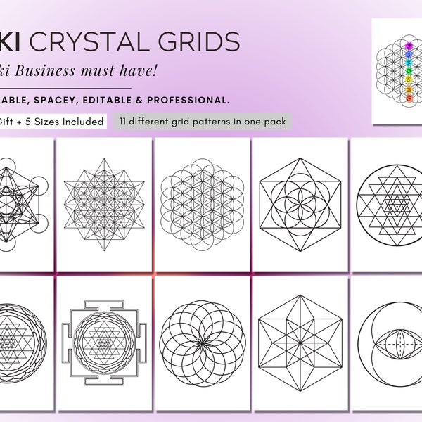 Healing Grid - Etsy
